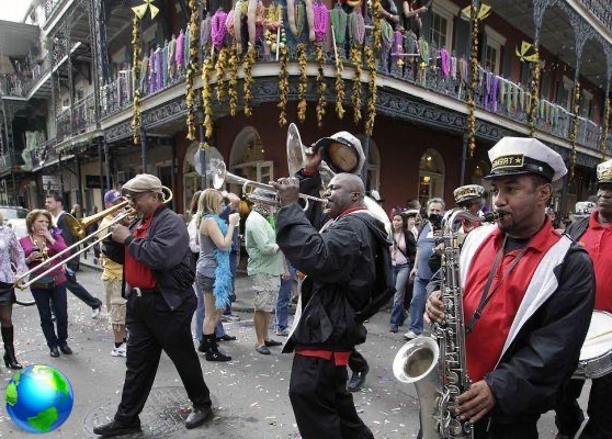 Mardi Gras, the carnival in New Orleans