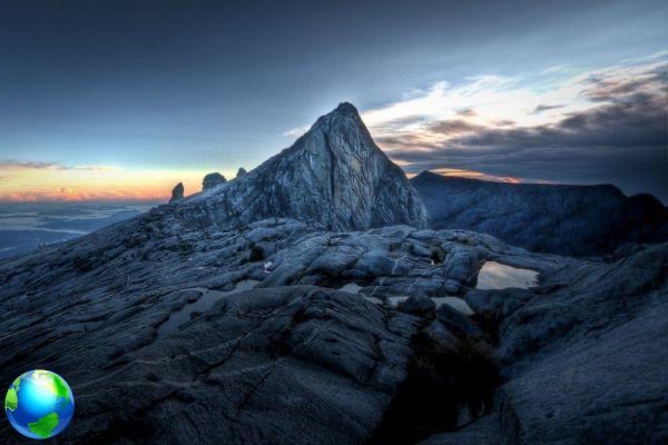 Mount Kinabalu, in Malaysia up to 4095 meters