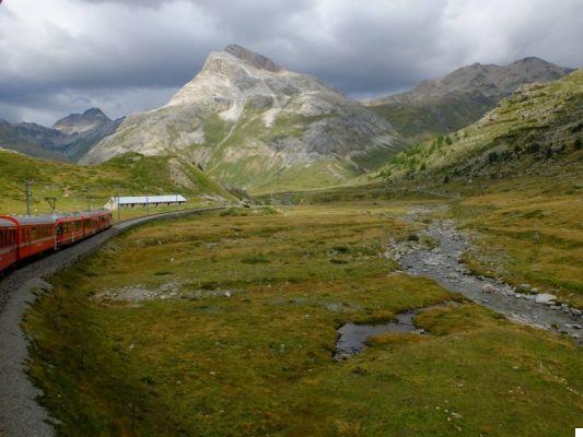 The Bernina Express: from Tirano to St. Moritz with the Bernina red train