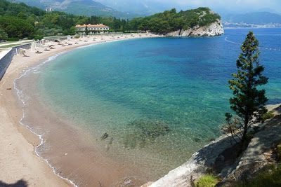 The town of Rab and Paradise Beach, Croatia