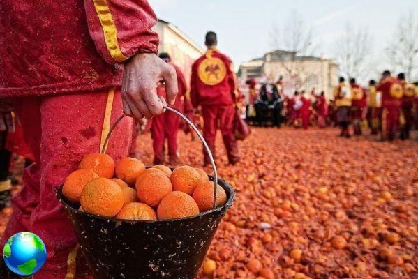 Carnaval de Ivrea, a batalha das laranjas