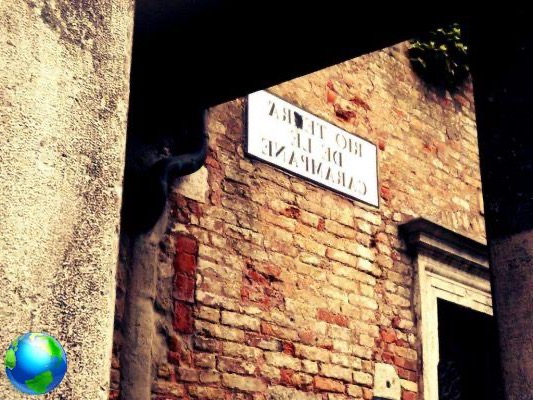 The red light district in Venice: Le Carampane