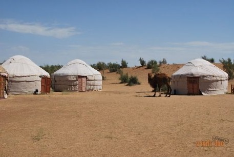 Dormir en una yurta en Uzbekistán
