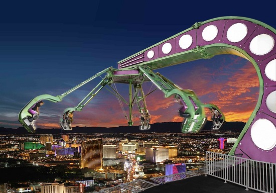 Insanity on the Stratosphere Tower in Las Vegas - a thrilling attraction