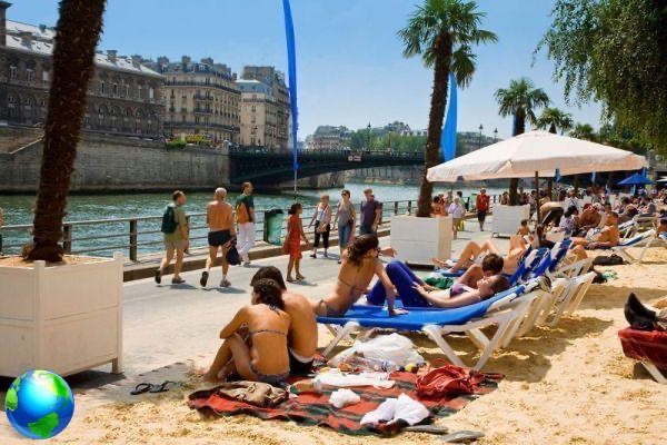 Las playas de París a lo largo del Sena
