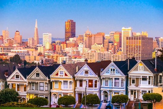 The Painted Ladies - one of San Francisco's most iconic sites