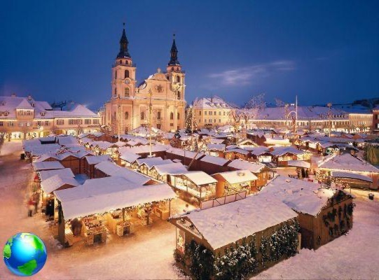 Mercado de Natal de Ludwigsburg, o mercado barroco