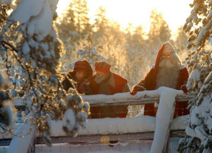 Navidad en Laponia en casa de Papá Noel