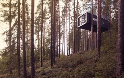 Tree Hotel, duerme en los árboles en la Laponia sueca