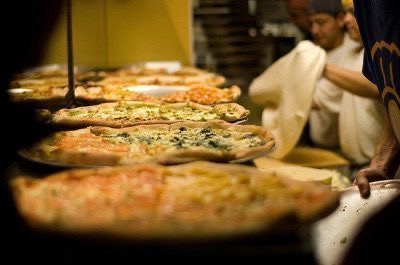 Pizza Mob em Nápoles em 24 de novembro