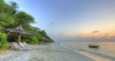 Sleeping in the Maldives, review Gunbaru Inn guest house in Ukulhas