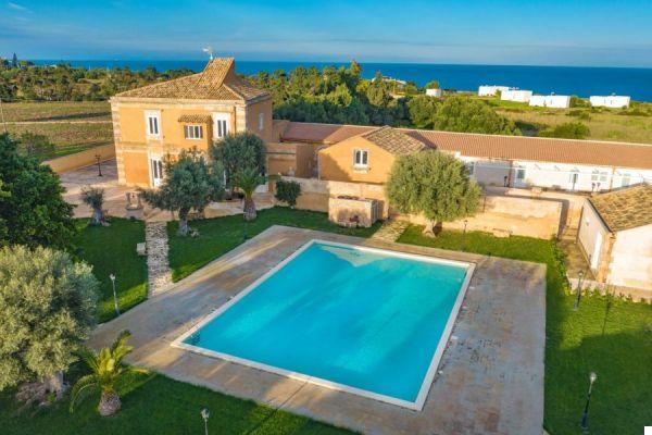 10 belas quintas com piscina na Sicília