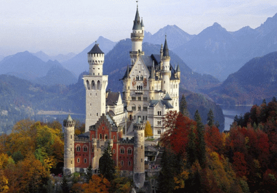 Les châteaux de Bavière: Neuschwanstein et Hohenschwangau