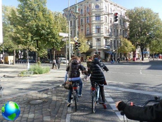Berlin, bicycle for rent, here's a map