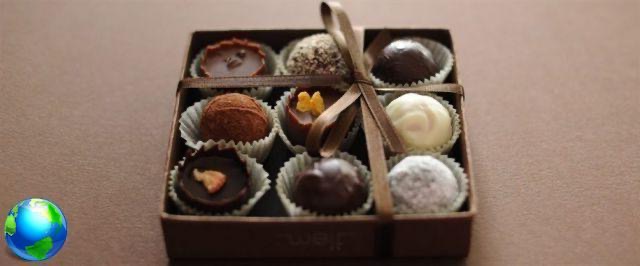 Where to find a chocolate shop in London at Christmas