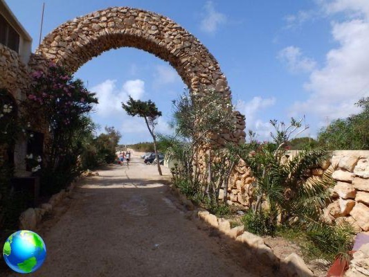 Pueblo de la Roccia, un oasis verde en Lampedusa