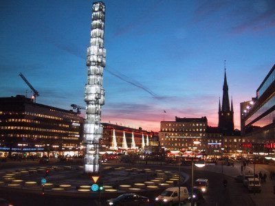 Sergels Torg in Stockholm, the new square