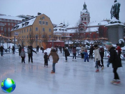 Estocolmo, nas pistas de patinação no gelo
