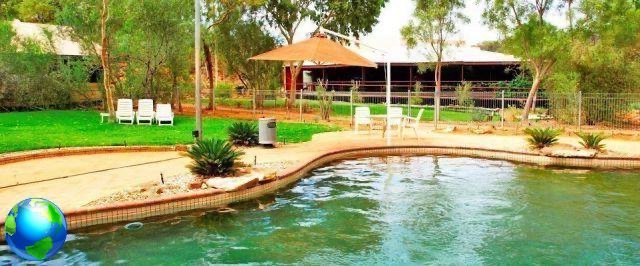 Austrália, dormindo no Outback: Kings Canyon Resort
