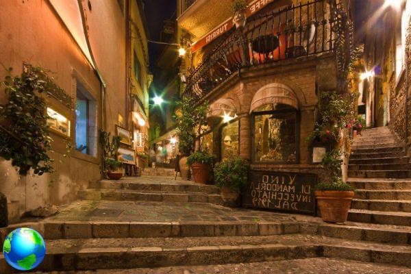 Castelmola et le bar Turrisi en Sicile