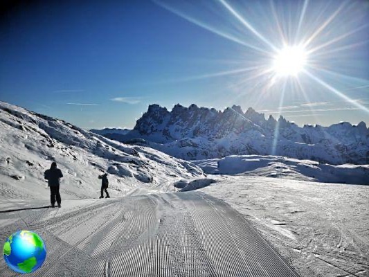 5 lugares para esquiar en los Dolomitas de Belluno