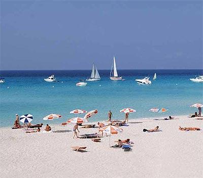 Fête économique des vacances à Formentera