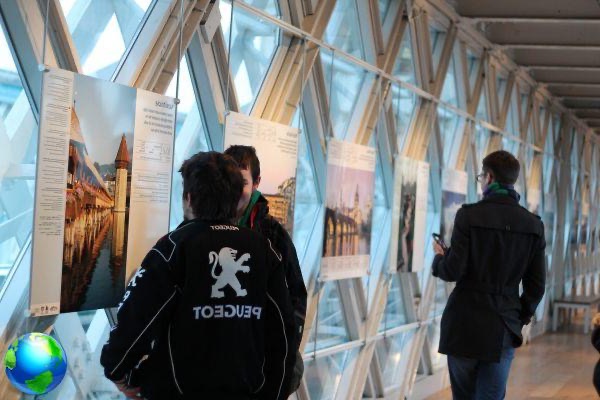 Visit to Tower Bridge in London, exhibition
