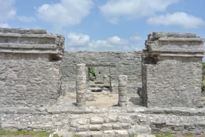 Tulum, Mexique: l'ancienne ville maya de l'aube