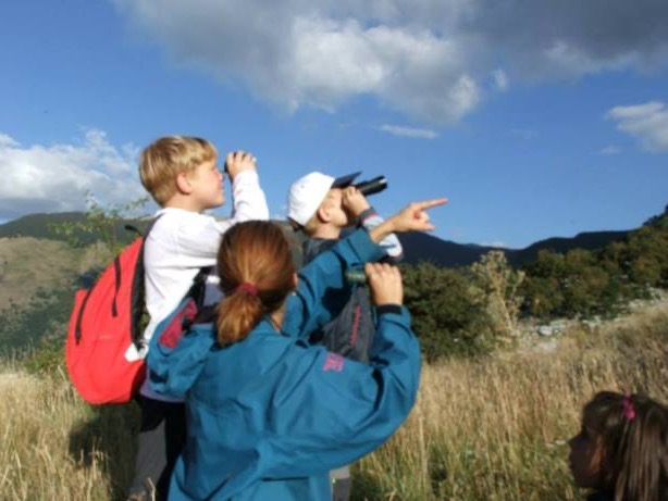 Abruzzo with children traveling in winter