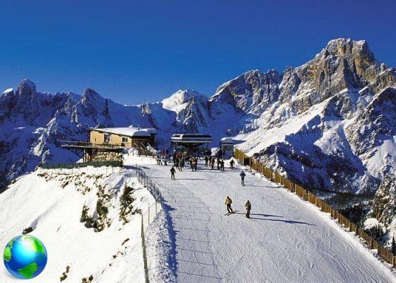 San Martino di Castrozza, el destino de los esquiadores