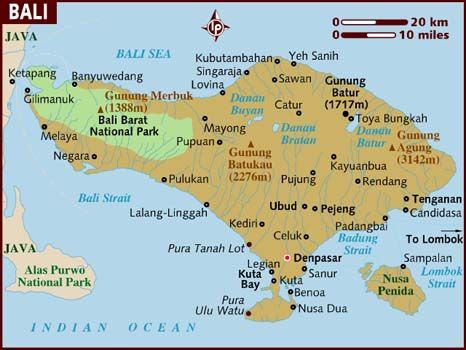 Dicas e informações de Bali Indonésia