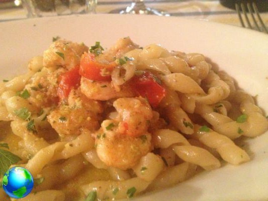 Busiate en Marsala en Slow Food de Il Gallo e Innamorata