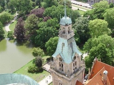 Hannover, llega a la torre Rathaus