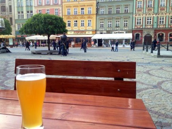 Restaurante Spiz em Wroclaw, uma cervejaria histórica