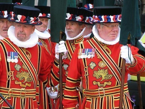 Yeoman Warders, the keepers of the Tower of London