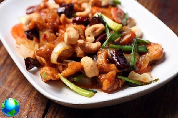 Pollo tailandés con anacardos y verduras: receta original