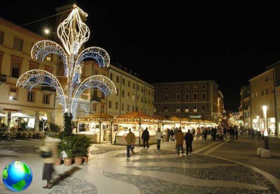 Christmas markets in Rimini, winter on the Riviera