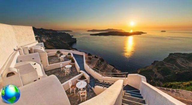 Santorini, donde dormir, 4 estructuras para ti