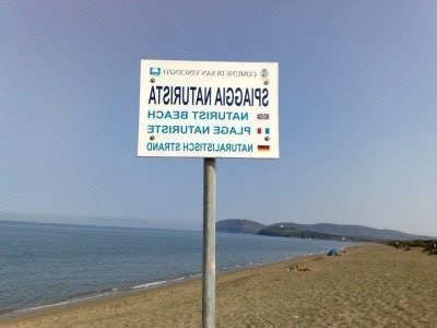 Playas nudistas en Italia, 5 regiones involucradas