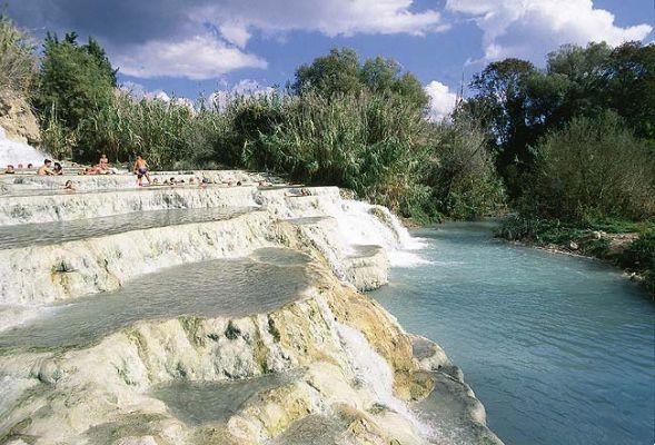 Waterfalls of the Mulino di Saturnia