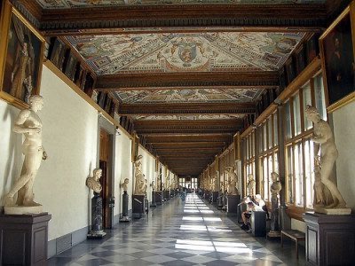 Galería de los Uffizi en Florencia