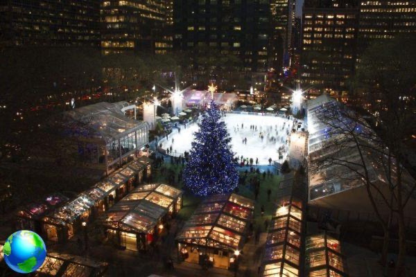 Mercados de Natal em Nova York