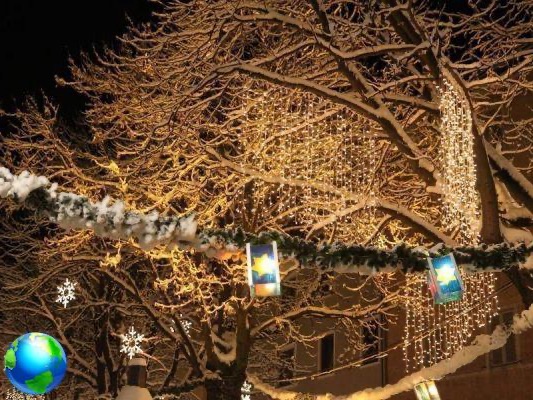 Christmas market in Brunico