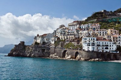 Bridge of 25 April on the Amalfi Coast