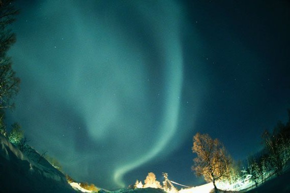 En Finlandia para ver la aurora boreal