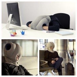 Ostrich pillow, the travel pillow for great sleep anywhere