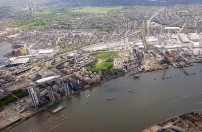 Un parc suspendu au-dessus de la Tamise: The Tide à Londres