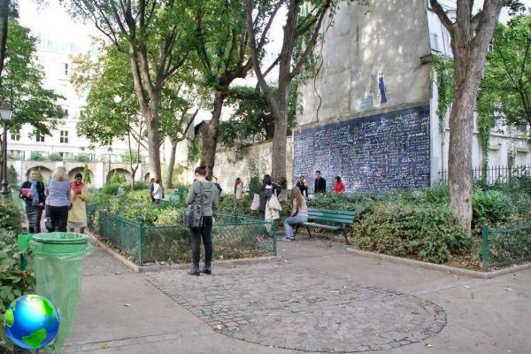 Muro de te amo en París