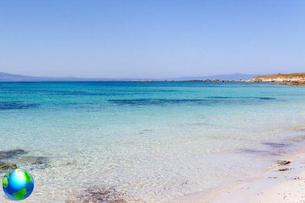 Beaches of Sinis, the Sardinian peninsula