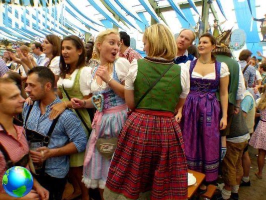 Dirndl in Munich, party clothes